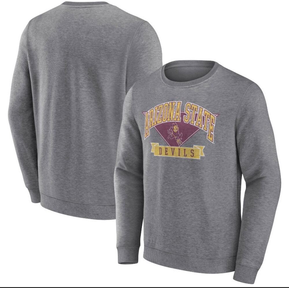 Arizona State Sun Devils Sweatshirt Men’s 2XL Gray Crewneck NWOT